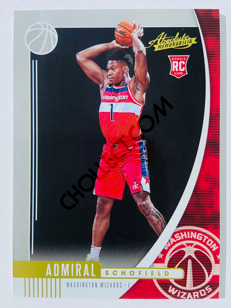 Admiral Schofield - Washington Wizards 2019-20 Panini Absolute Memorabilia RC Rookie #56