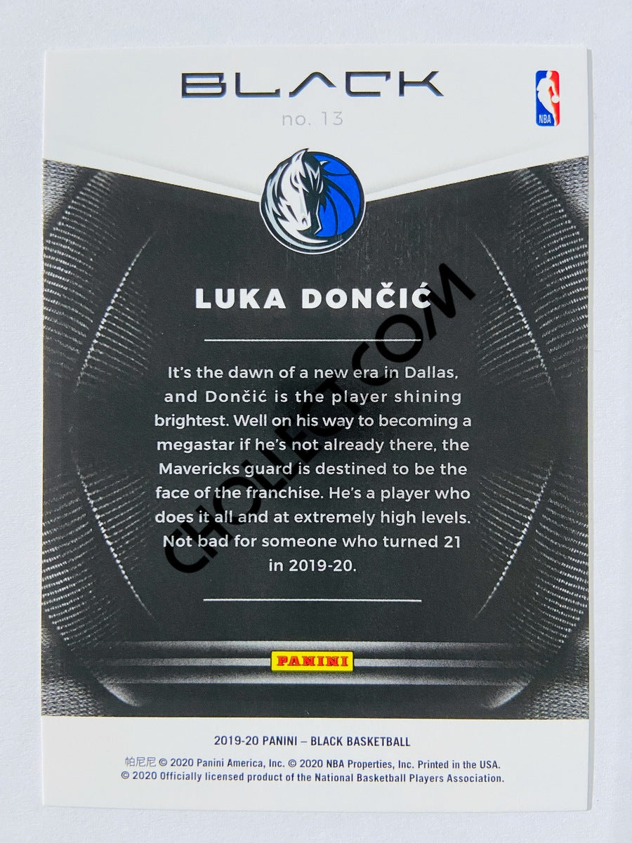 Luka Doncic - Dallas Mavericks 2019-20 Panini Black #13 025/149