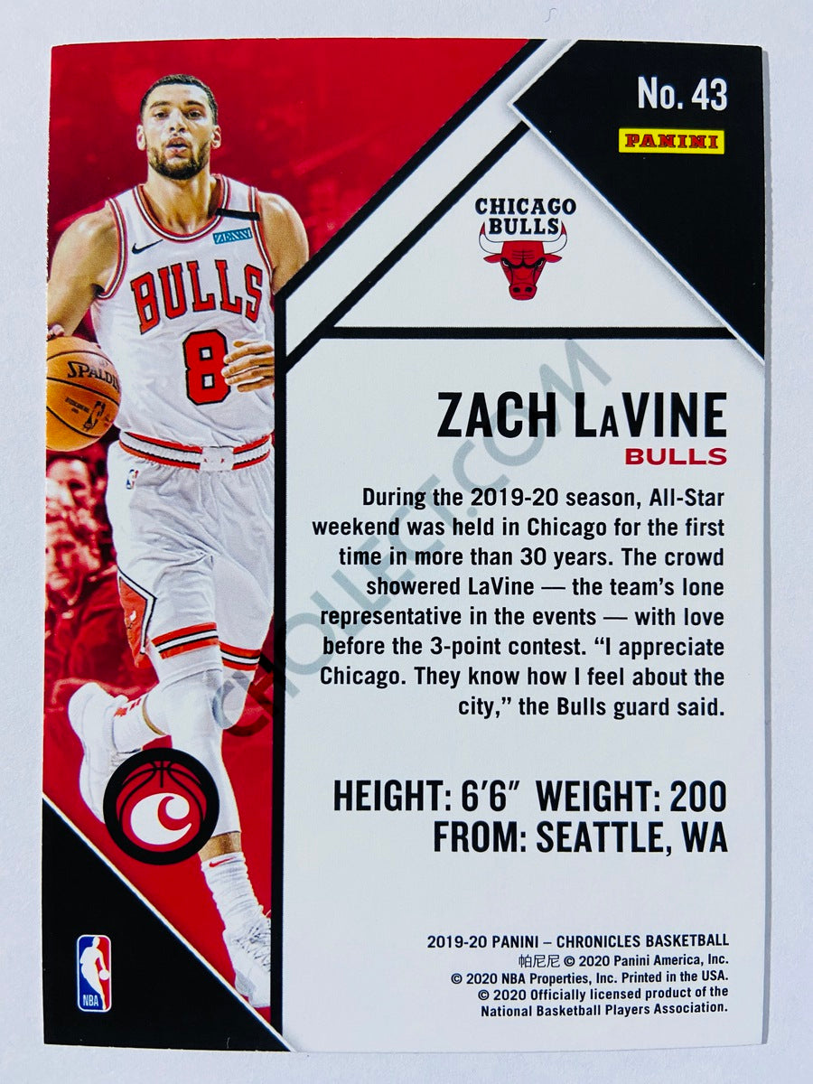 Zach LaVine - Chicago Bulls 2019-20 Panini Chronicles #43