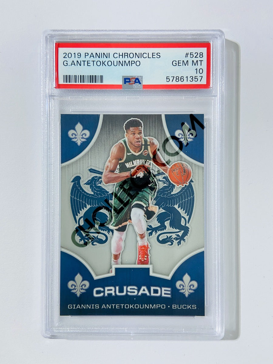 Giannis Antetokounmpo – Milwaukee Bucks 2019-20 Panini Chronicles Crusade #528 [PSA 10] SN: 57861357