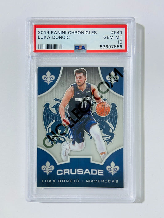 Luka Doncic – Dallas Mavericks 2019-20 Panini Chronicles Crusade #541 [PSA 10] SN: 57697886