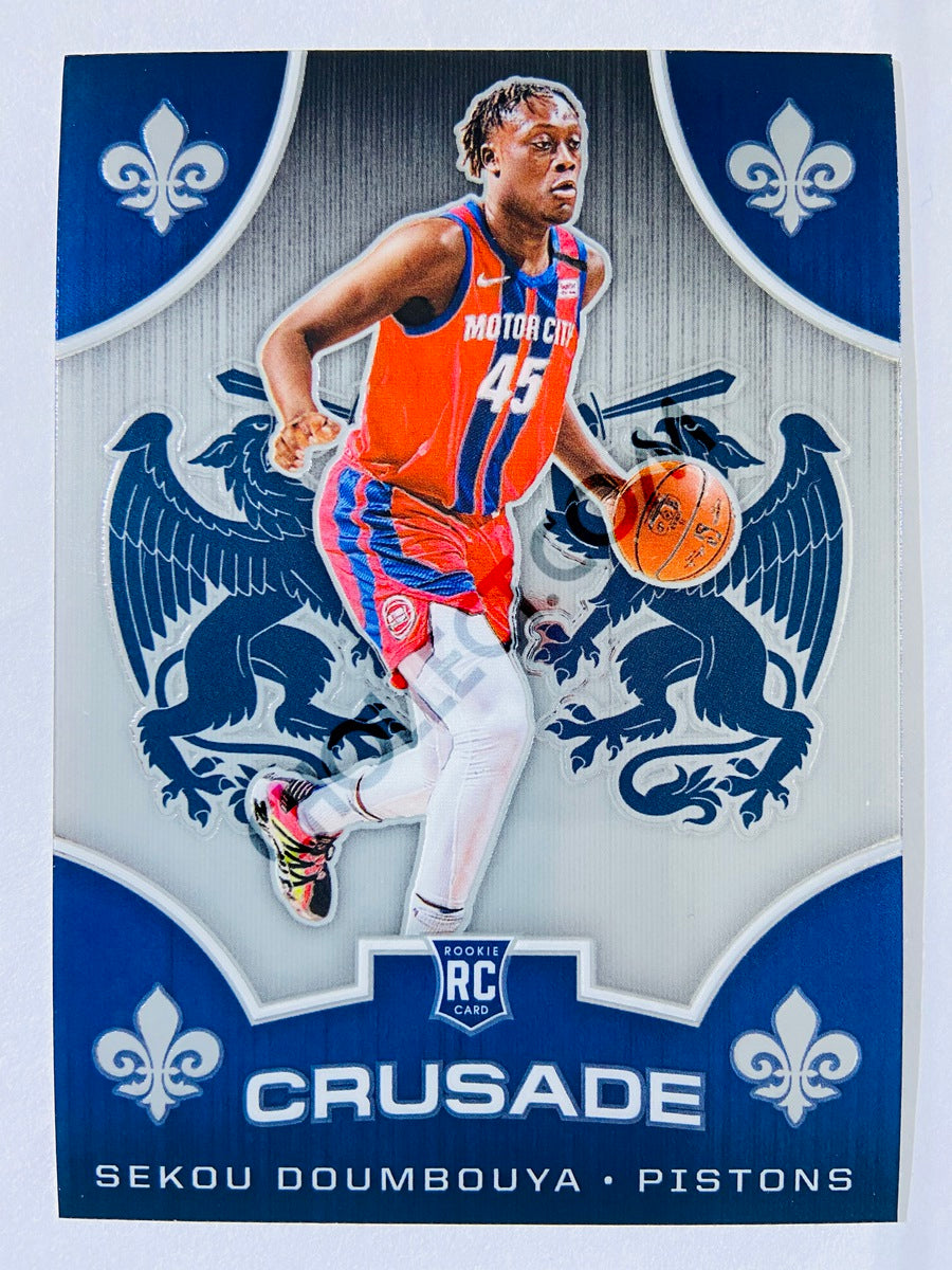 Sekou Doumbouya - Detroit Pistons 2019-20 Panini Chronicles Crusade RC Rookie #524