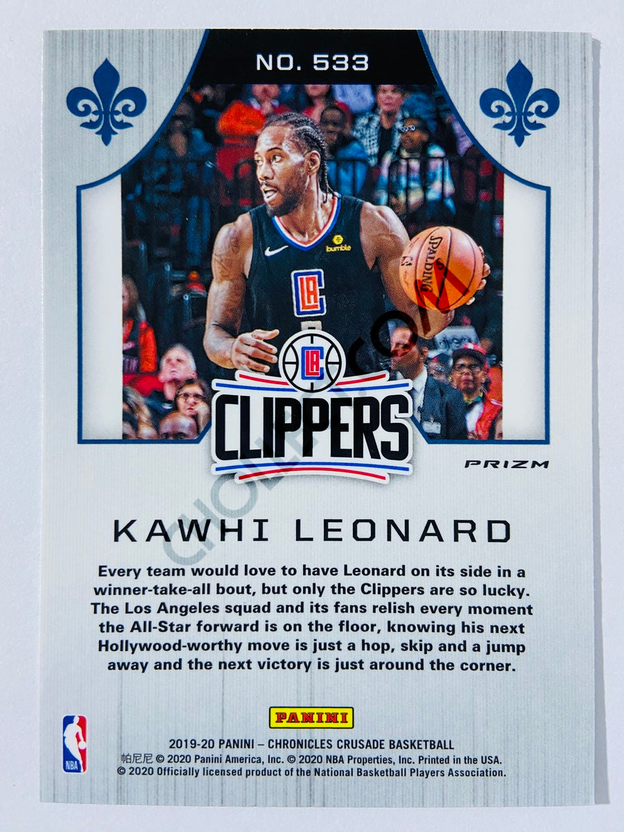 Kawhi Leonard - Los Angeles Clippers 2019-20 Panini Chronicles Crusade Pink Parallel #533