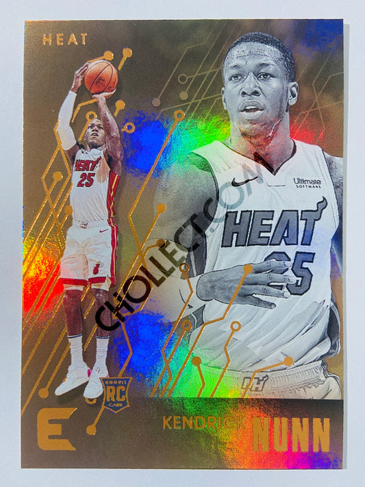 Kendrick Nunn - Miami Heat 2019-20 Panini Chronicles Essentials Bronze Parallel RC Rookie #229