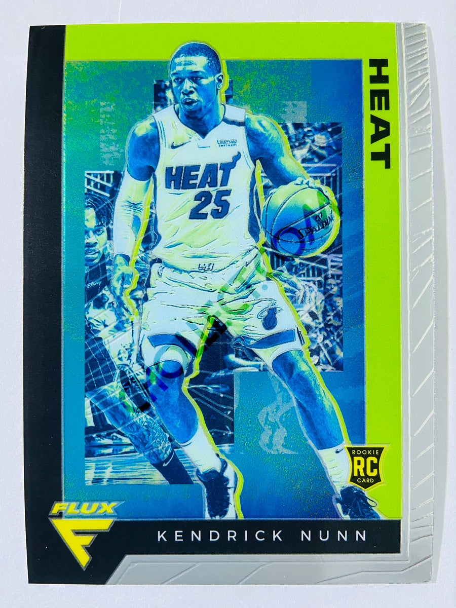 Kendrick Nunn - Miami Heat 2019-20 Panini Chronicles Flux RC Rookie #593