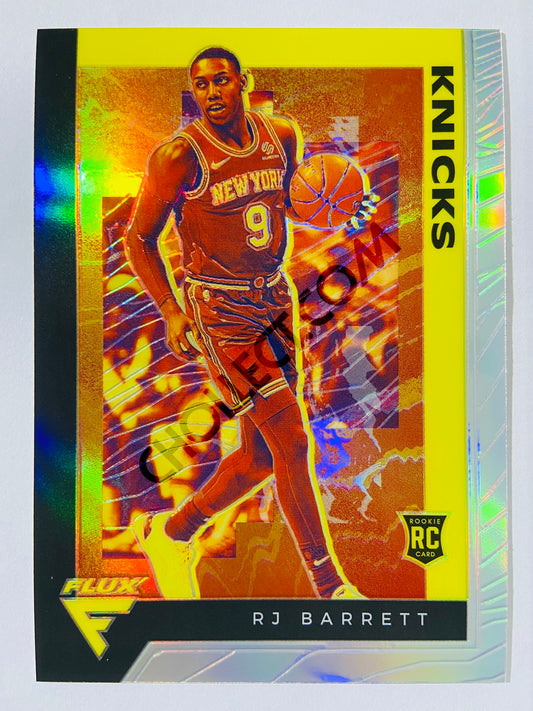 RJ Barrett - New York Knicks 2019-20 Panini Chronicles Flux Silver RC Rookie #581