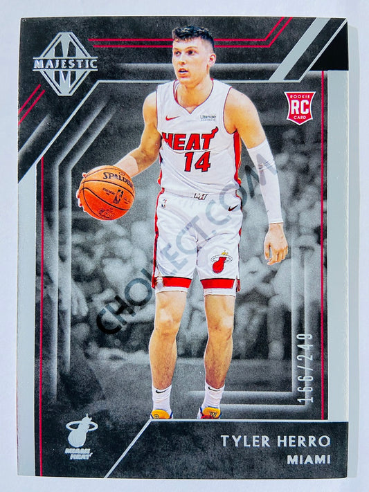 Tyler Herro - Miami Heat 2019-20 Panini Chronicles Majestic RC Rookie #154 | 166/249