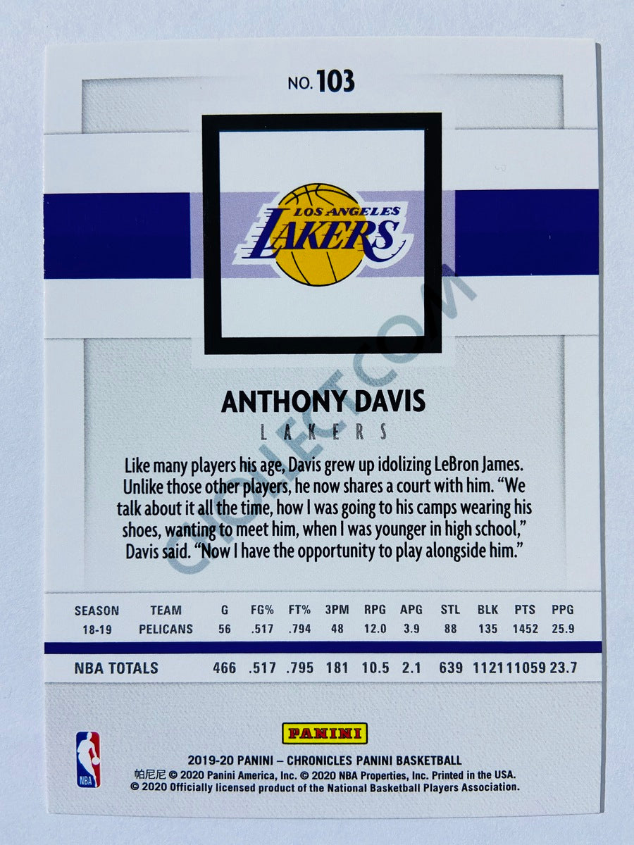 Anthony Davis - Los Angeles Lakers 2019-20 Panini Chronicles Panini #103