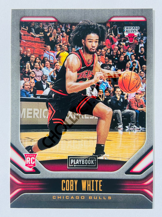 Coby White - Chicago Bulls 2019-20 Panini Chronicles Playbook Bronze Parallel RC Rookie #193