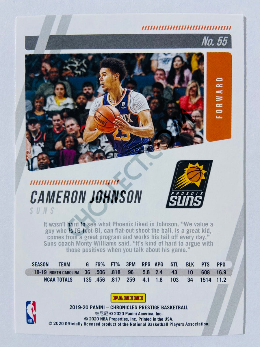 Cameron Johnson - Phoenix Suns 2019-20 Panini Chronicles Prestige RC Rookie #55