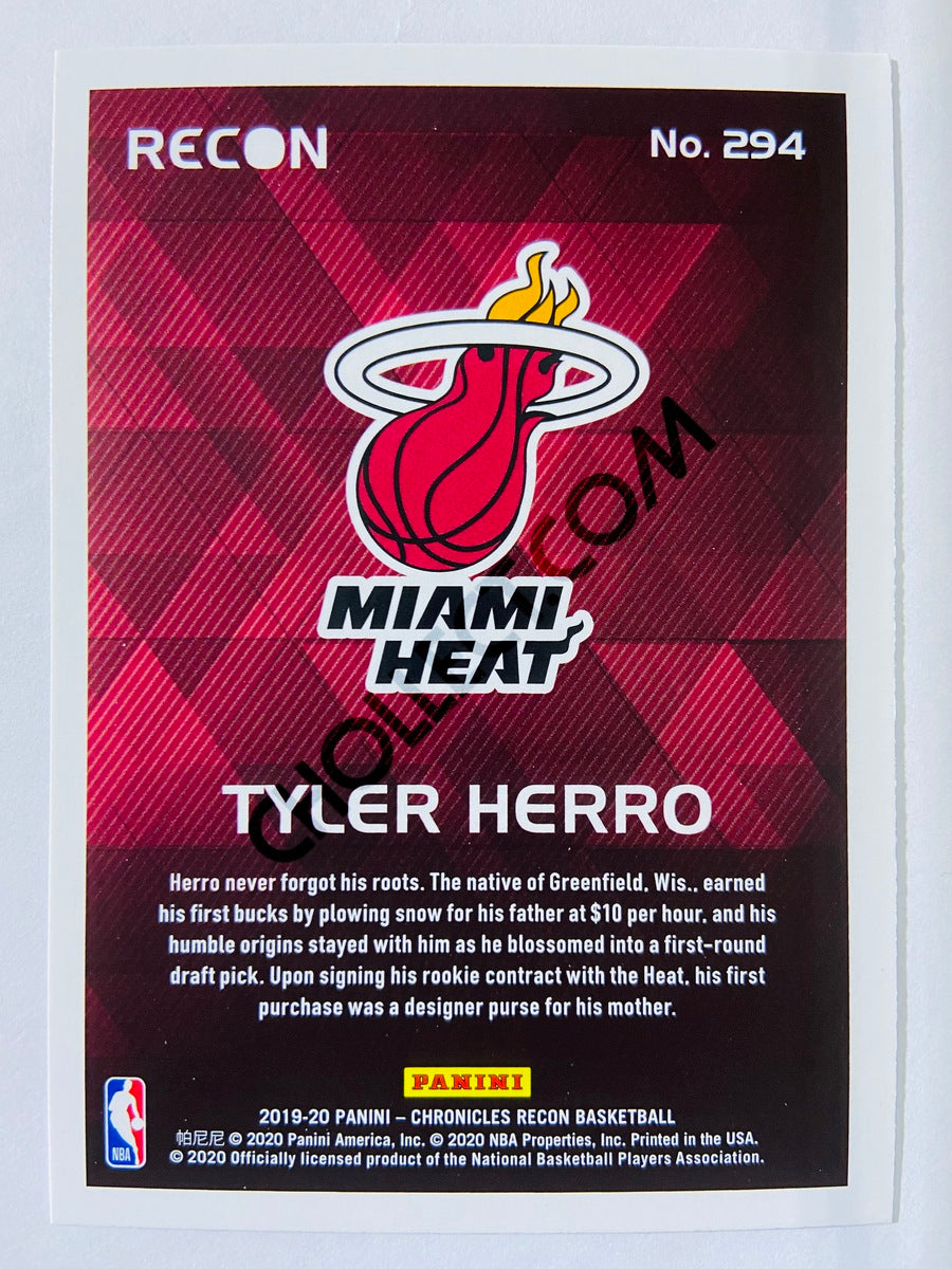 Tyler Herro - Miami Heat 2019-20 Panini Chronicles Recon RC Rookie #294