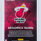 Kendrick Nunn - Miami Heat 2019-20 Panini Chronicles Recon RC Rookie #300