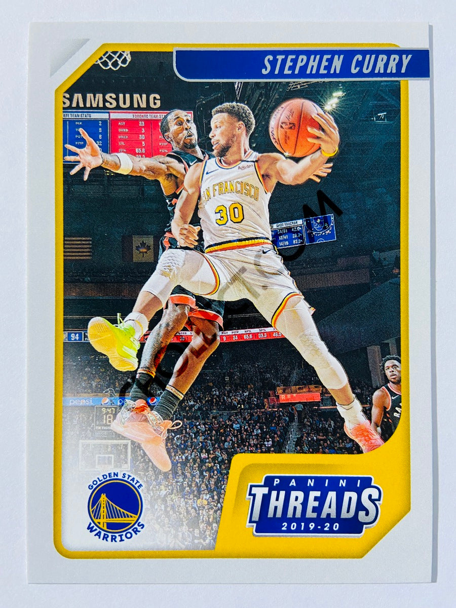 Stephen Curry - Golden State Warriors 2019-20 Panini Chronicles Threads #76