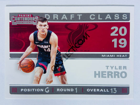 Tyler Herro - Miami Heat 2019-20 Panini Contenders Draft Class 2019 Rookie Card #13