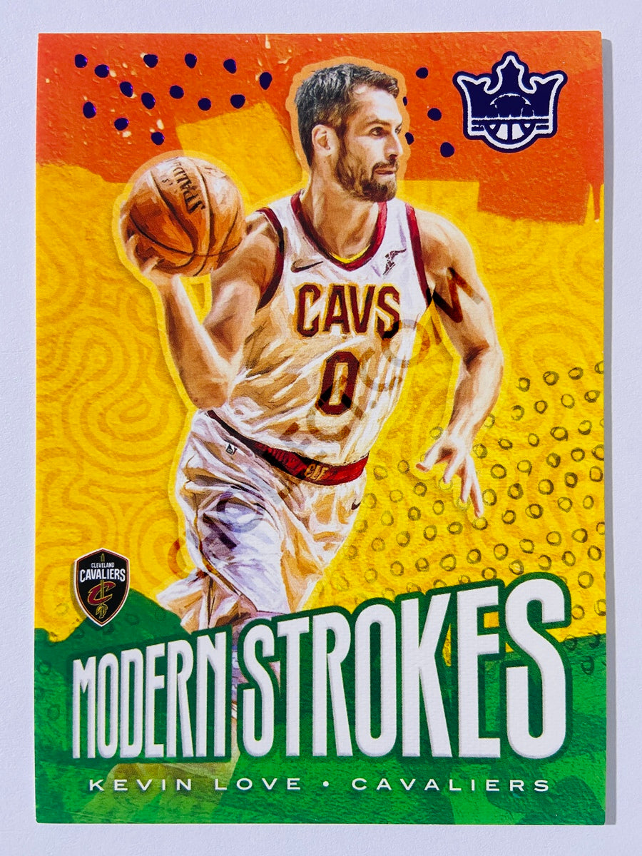 Kevin Love - Cleveland Cavaliers 2019-20 Panini Court Kings Modern Strokes Amethyst Parallel #24 | 09/99