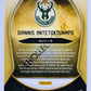 Giannis Antetokounmpo - Milwaukee Bucks 2019-20 Panini Certified Gold Team #6