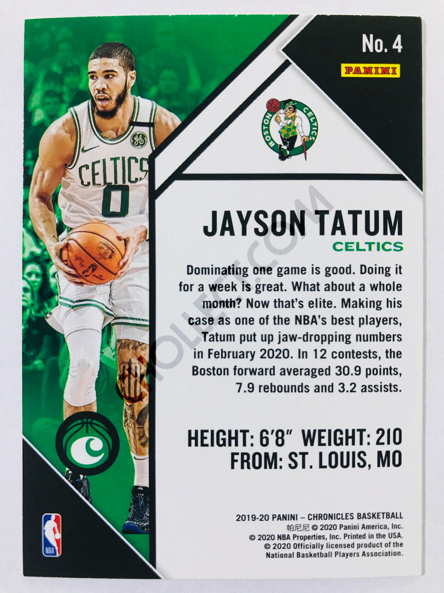 Jayson Tatum - Boston Celtics 2019-20 Panini Chronicles Chronicles #4