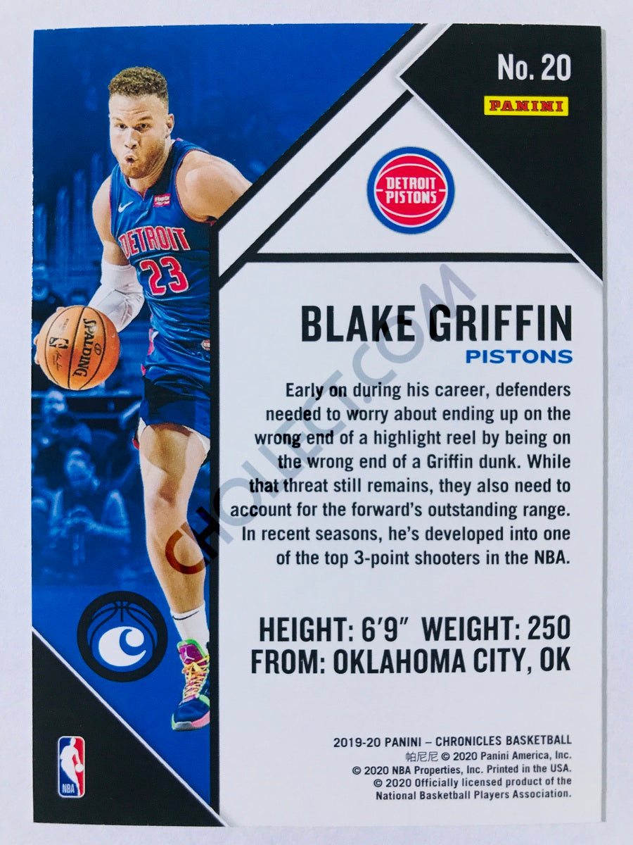 Blake Griffin - Detroit Pistons 2019-20 Panini Chronicles Chronicles #20