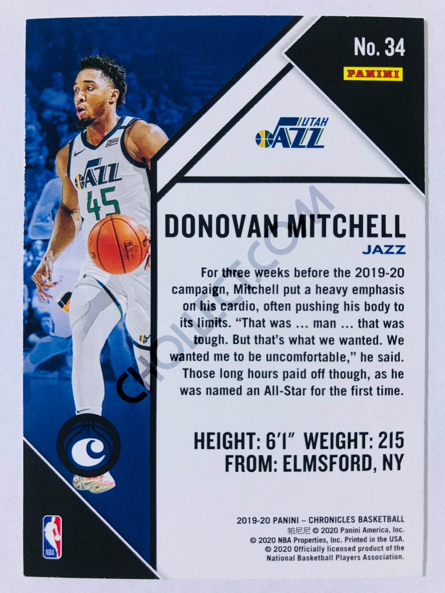 Donovan Mitchell - Utah Jazz 2019-20 Panini Chronicles Chronicles #34