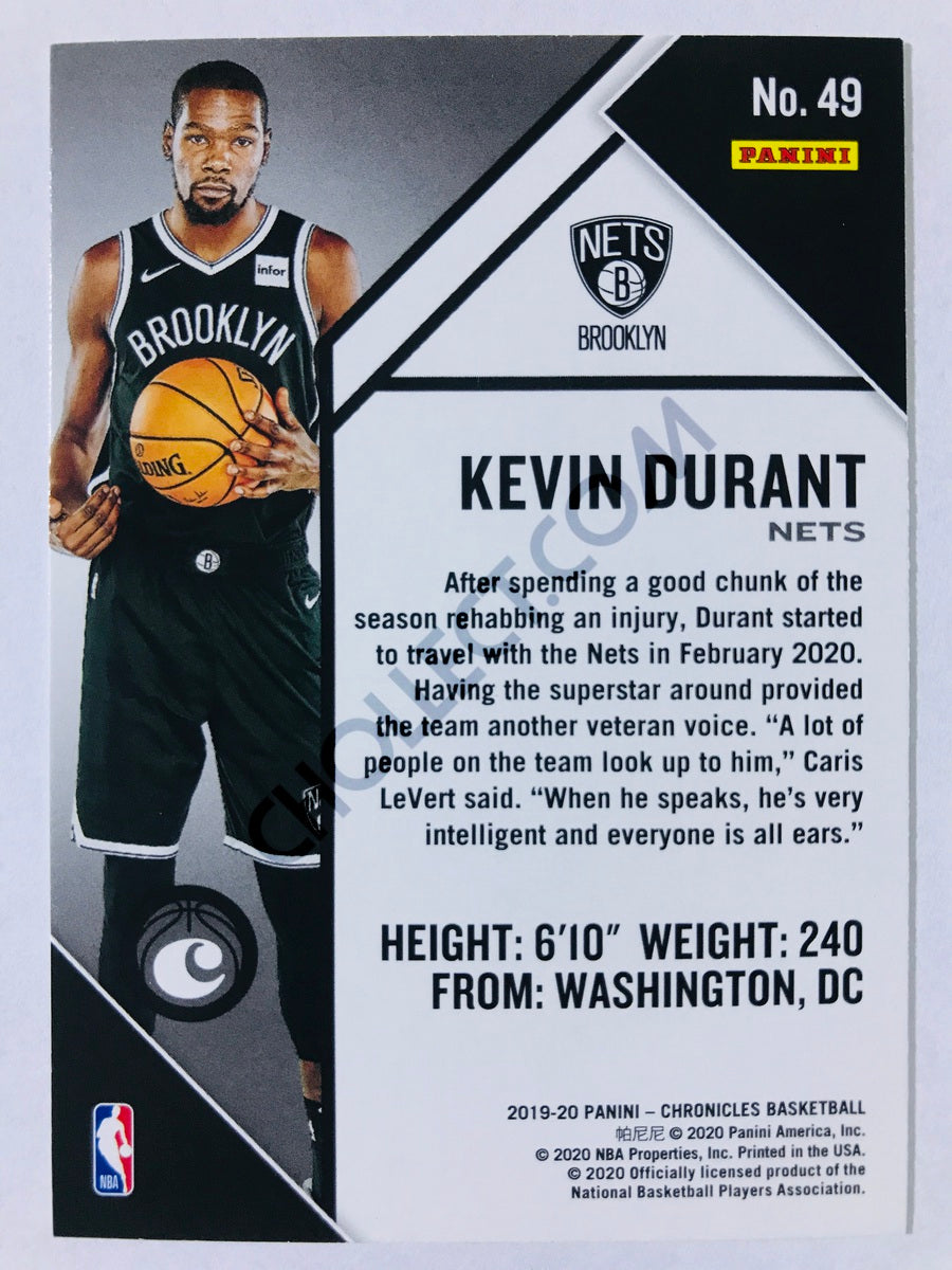 Kevin Durant - Brooklyn Nets 2019-20 Panini Chronicles Chronicles #49