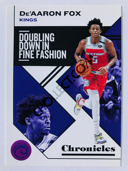 De'Aaron Fox - Sacramento Kings 2019-20 Panini Chronicles Chronicles Pink Parallel #29