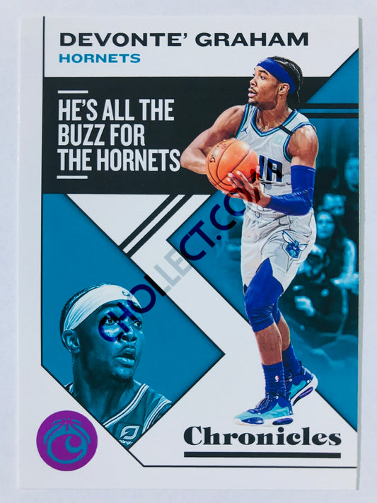 Devonte Graham - Charlotte Hornets 2019-20 Panini Chronicles Chronicles Pink Parallel #48