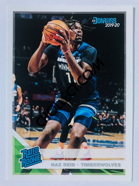 Naz Reid - Minnesota Timberwolves 2019-20 Panini Chronicles Donruss Rated Rookie #198