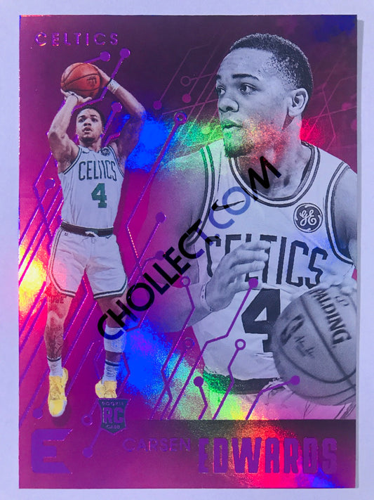 Carsen Edwards - Boston Celtics 2019-20 Panini Chronicles Essentials Pink Parallel RC Rookie #207