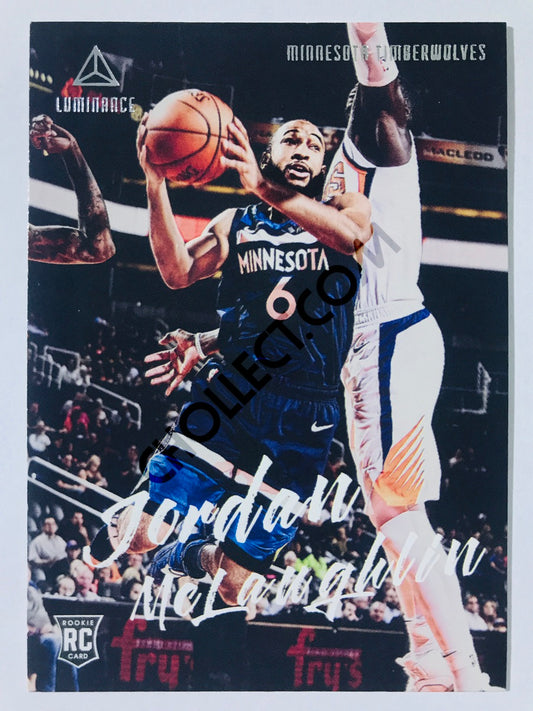 Jordan McLaughlin - Minnesota Timberwolves 2019-20 Panini Chronicles Luminance RC Rookie #136