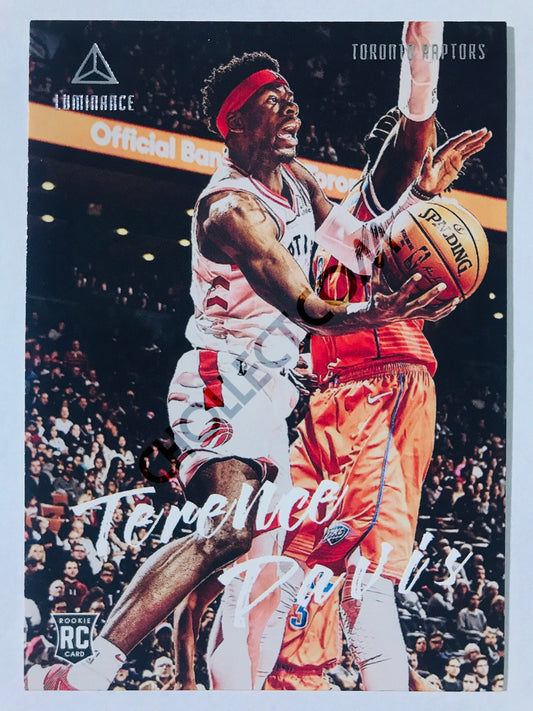 Terence Davis - Toronto Raptors 2019-20 Panini Chronicles Luminance RC Rookie #138