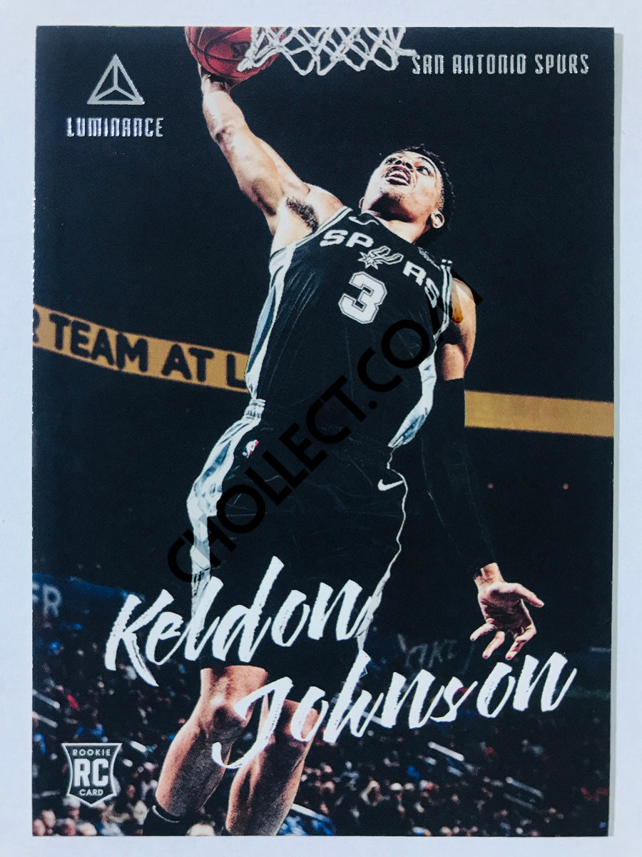 Keldon Johnson - San Antonio Spurs 2019-20 Panini Chronicles Luminance RC Rookie #140