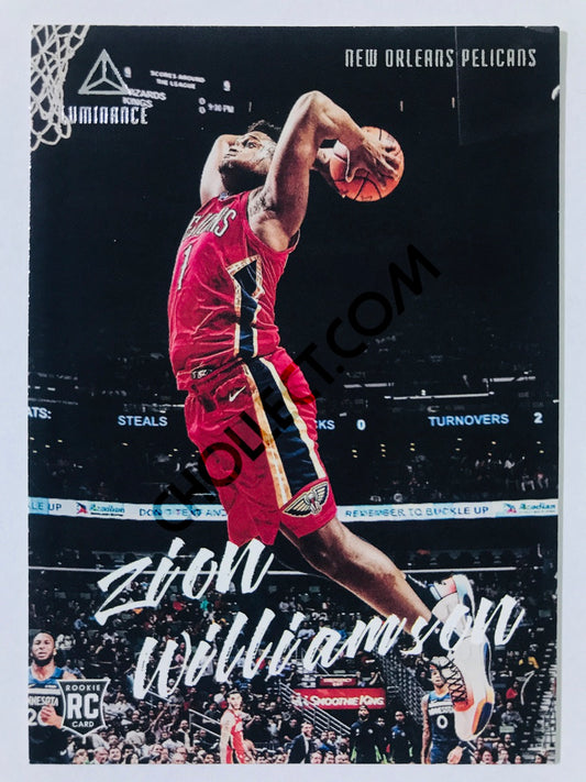 Zion Williamson - New Orleans Pelicans 2019-20 Panini Chronicles Luminance RC Rookie #143