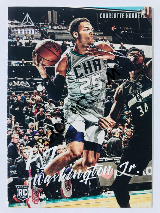 PJ Washington Jr. - Charlotte Hornets 2019-20 Panini Chronicles Luminance RC Rookie #150