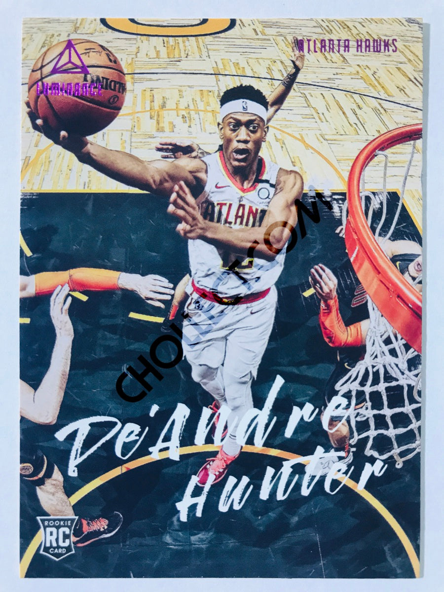 De'Andre Hunter - Atlanta Hawks 2019-20 Panini Chronicles Luminance Pink Parallel RC Rookie #152