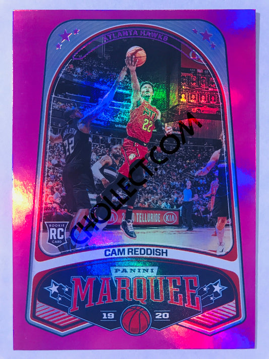 Cam Reddish - Atlanta Hawks 2019-20 Panini Chronicles Marquee Pink Parallel RC Rookie #243