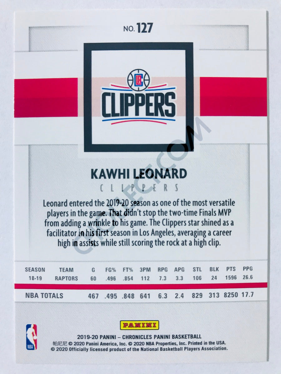 Kawhi Leonard - Los Angeles Clippers 2019-20 Panini Chronicles Panini #127