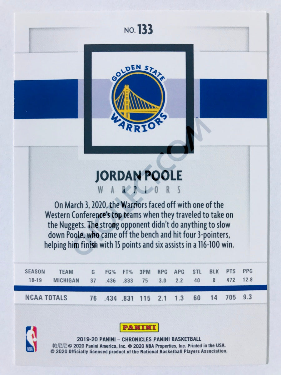 Jordan Poole - Golden State Warriors 2019-20 Panini Chronicles Panini RC Rookie #133