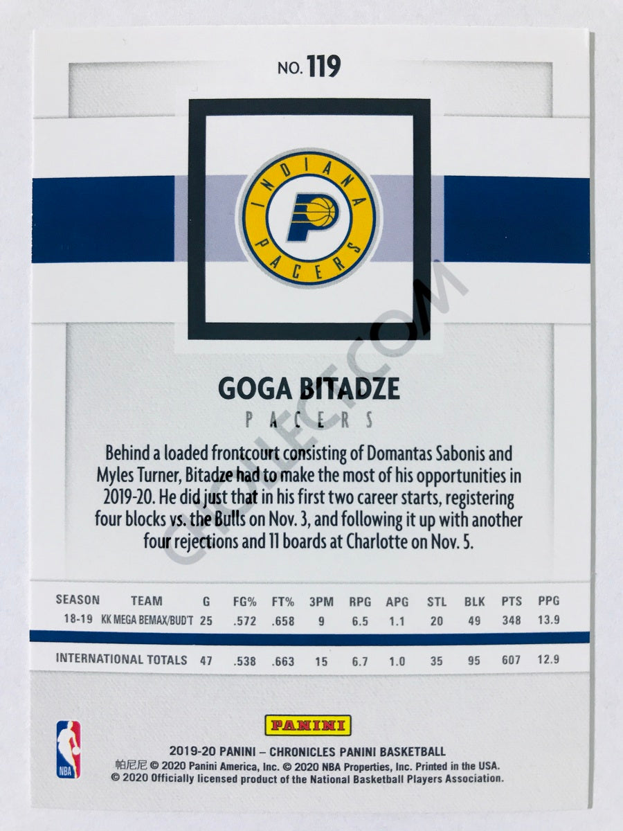 Goga Bitadze - Indiana Pacers 2019-20 Panini Chronicles Panini Pink Parallel RC Rookie #119