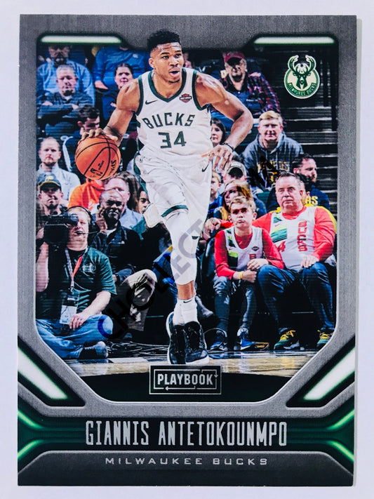 Giannis Antetokounmpo - Milwaukee Bucks 2019-20 Panini Chronicles  Playbook #178