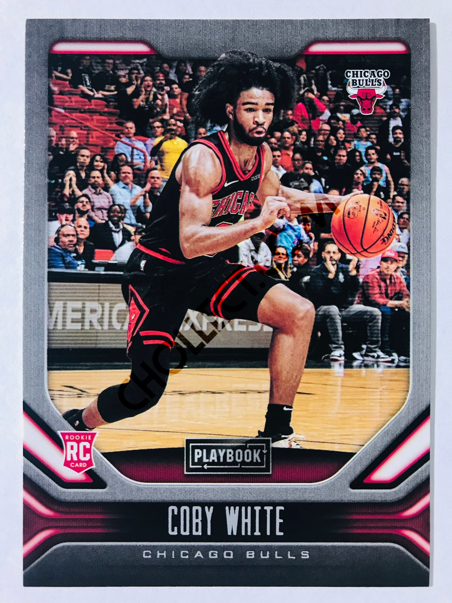 Coby White - Chicago Bulls 2019-20 Panini Chronicles Playbook RC Rookie #193