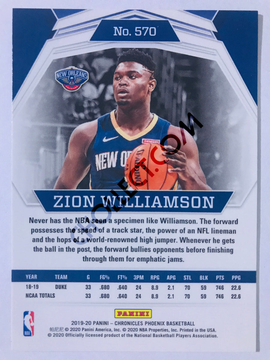 Zion Williamson - New Orleans Pelicans 2019-20 Panini Chronicles Phoenix RC Rookie #570