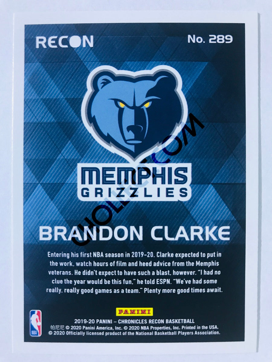 Brandon Clarke - Memphis Grizzlies 2019-20 Panini Chronicles Recon RC Rookie #289