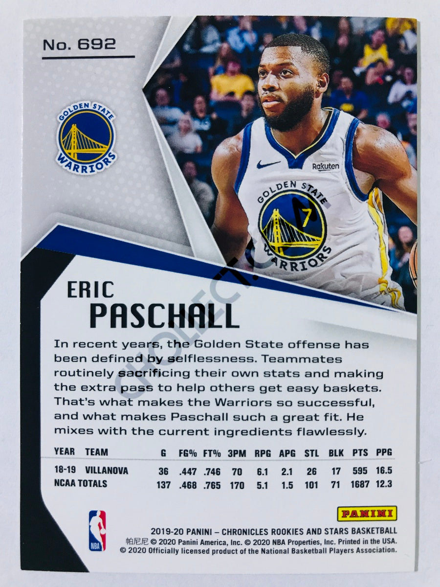 Eric Paschall - Golden State Warriors 2019-20 Panini Chronicles Rookies & Stars RC Rookie #692