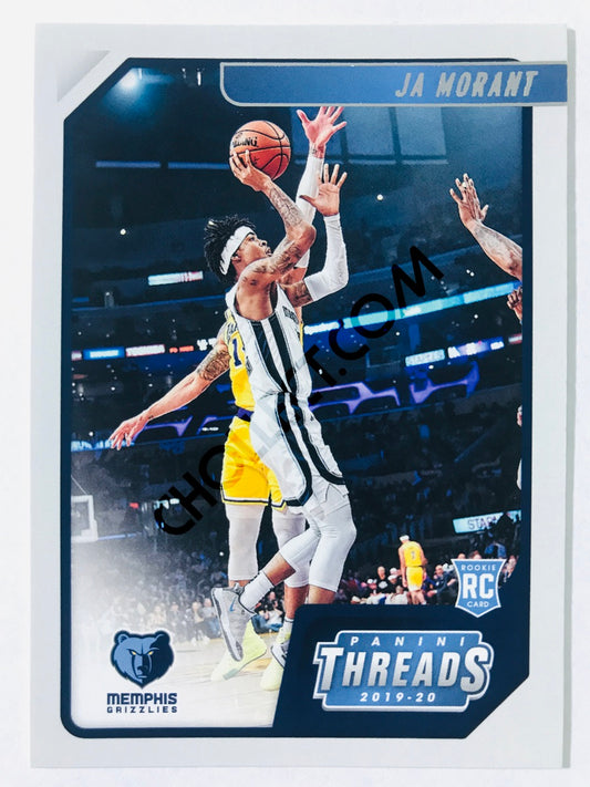 Ja Morant - Memphis Grizzlies 2019-20 Panini Chronicles Threads RC Rookie #84