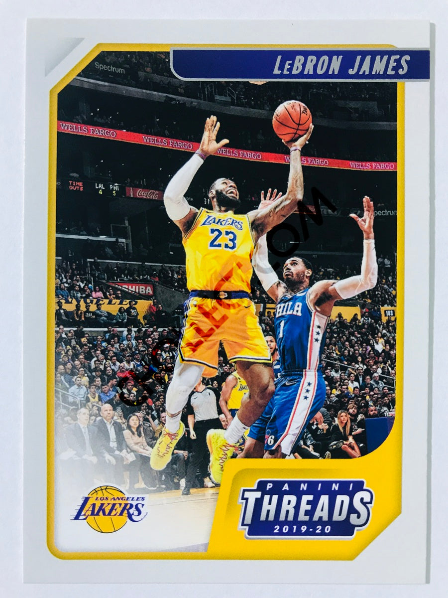 LeBron James - Los Angeles Lakers 2019-20 Panini Chronicles Threads #86