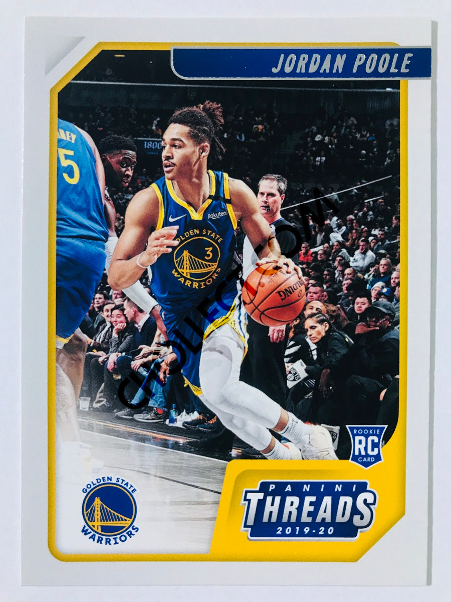 Jordan Poole - Golden State Warriors 2019-20 Panini Chronicles Threads RC Rookie #89