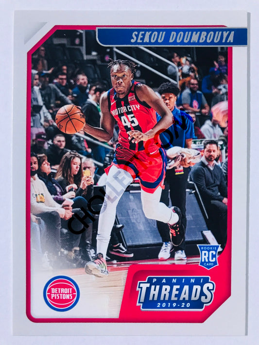 Sekou Doumbouya - Detroit Pistons 2019-20 Panini Chronicles Threads RC Rookie #92