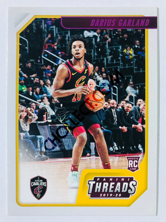 Darius Garland - Cleveland Cavaliers 2019-20 Panini Chronicles Threads Pink Parallel RC Rookie #98