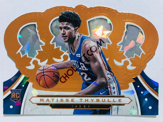 Matisse Thybulle - Philadelphia 76ers 2019-20 Panini Crown Royale Crystal Parallel RC Rookie #91