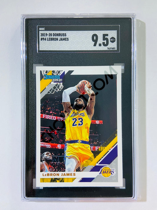 LeBron James - Los Angeles Lakers 2019-20 Panini Donruss #94 [SGC MT+ 9.5] SN: 7637601